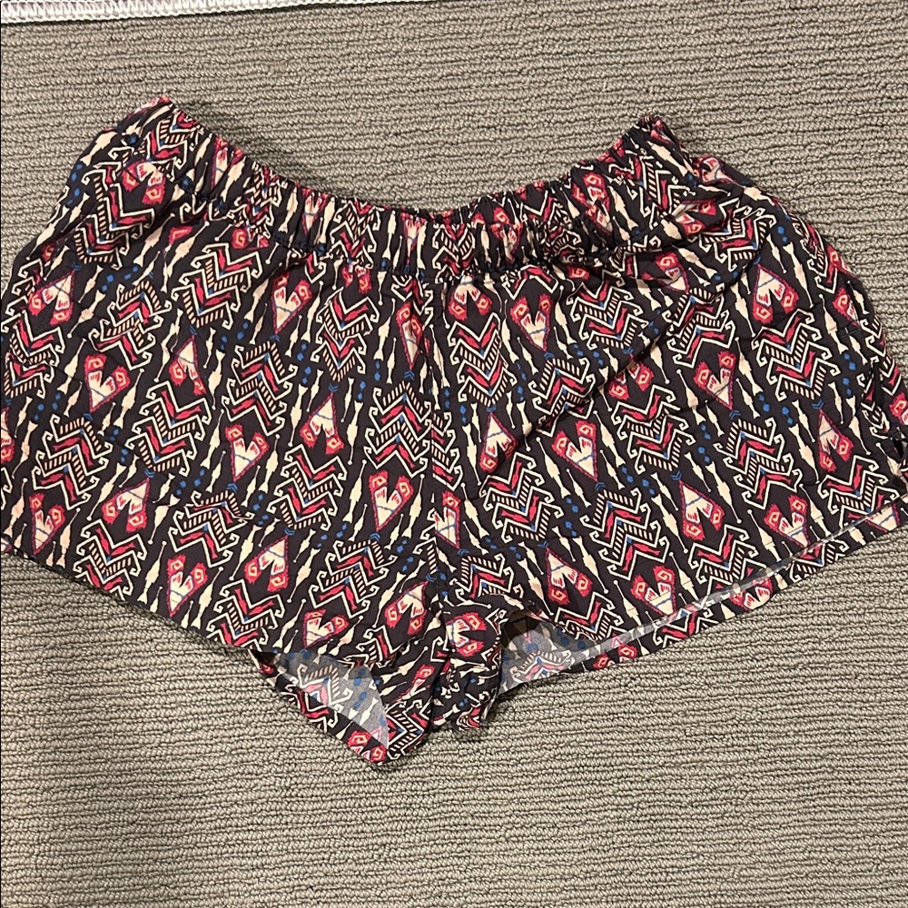 Patagonia Women's Baggies Water Shorts - Red and Black Pattern